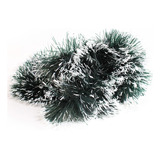 Festão Verde Nevado 2m X 9cm Decoração Natal