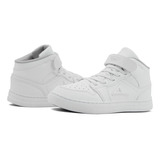 Tenis Escolar Bota Piel Blanco Pirma Contactel Urbano 18-21