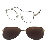 Armazon Clip On Sofistic Animal Print Savage Acetato