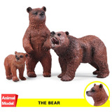 Conjunto De Brinquedos Realistas Animai Modelo - Urso Marrom