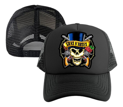 Gorra Guns And Roses Logo Cachucha Malla