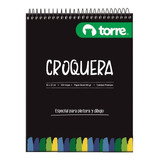 Croquera Torre Imagia 1/2 Oficio 16x21 Cms Papel Bond 80grs Color Blanco