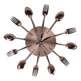 Reloj De Pared Para Cubiertos De Cocina, Utensilio Multiusos