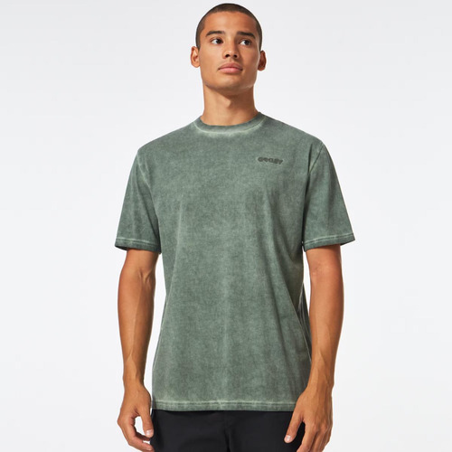 Polera Oakley Overdyed B1b Logo Hombre Verde