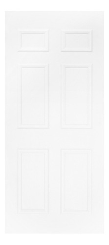 Puerta De Tambor 6 Paneles Blanco 2.13 M X 70 X 3.5 Cm