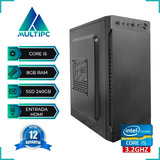 Pc Computador Cpu Intel Core I5 Ssd 240gb 8gb Ram Win10 Pro