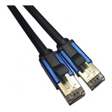 Cable 3m Red Lan Ethernet Cat7 10gbps 600mhz Rj45 Plano 