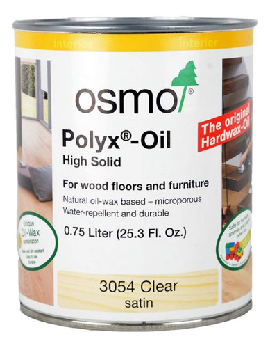 Osmo Polyx - Aceite De Cera Dura De 0.75 L (25.3 Onzas Líqui