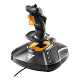 Controle Joystick Thrustmaster T.16000m Fcs Preto E Laranja