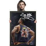 Quadro Decorativo Poster Lebron James Cleveland 84x60cm A1