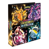 Fichário Álbum Pasta Pokemon Destinos De Paldea Capa Dura