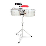 Timbaleta Latin Percussion Lp256s Tito Puente Caja Cerrada