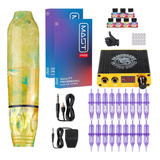 Kit Set De Tatuaje Pen Atom M7  Profesional + Accesorios 