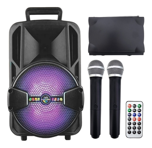 Caixa De Som Grande 10w Led Portátil Bluetooth+ Microfone