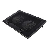 Base Para Notebook 2 Coolers Pad Cooling 9 A 17 Con Leds