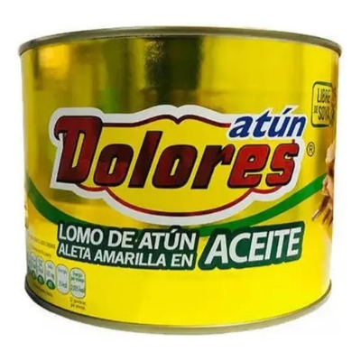 Atún Dolores Lomo Aleta Amarilla En Aceite 1.88kg | MercadoLibre