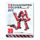Mechanizaton Soldier 1 Rompecabezas 3d 2803m Diy