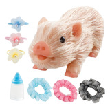 Porco De Silicone Mini Piggy Brinquedos Mini Boneca De