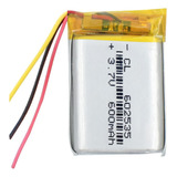 1 Unidade C/ 3 Fios 602535 3,7v  6mm X 25mm X 35mm 600mah -