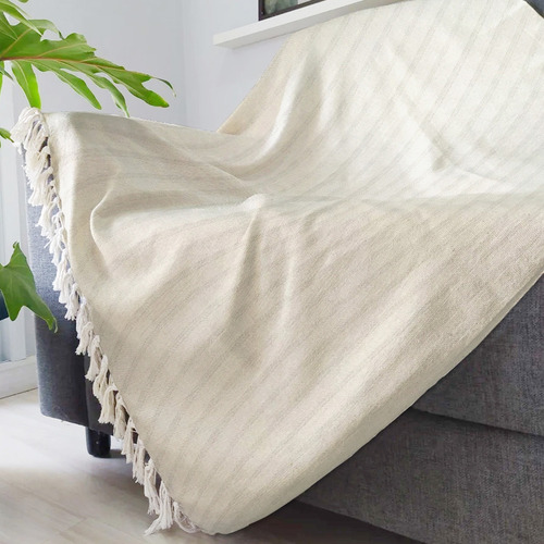 Manta Decorativa 1,35m X 2,10m Cama Sofá Cobertor Poltrona 