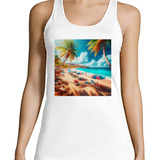 Musculosa Mujer Isla Margarita Paraíso Playero Beach M1