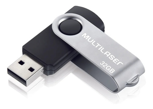 Pendrive Multilaser Twist 32gb Usb 2.0 Pd589