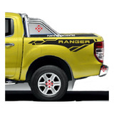 Par Stickers Franjas Para Ford Ranger 2 Pick Up+ Garra