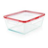 Hermetico Contenedor Fresh Lock Rectangular 470cc Pyrex