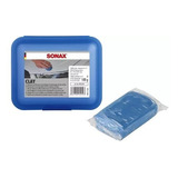 Sonax Clay Bar Plastilina Descontaminante Azul - Media 100gr