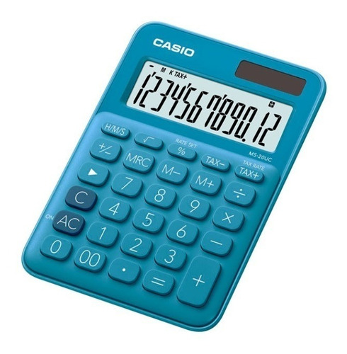 Calculadora Mini Escritorio Casio Ms 20uc Bu Original Nueva