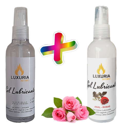 Combo Gel Lubricante + Anal - Intimo Mujer Hombre Salud 