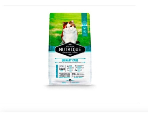 Alimento Para Gato Adulto Nutrique Urinare Care 7,5 Kg Pavo