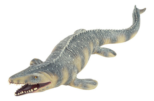 Boneco De Dinossauro Mosasaurus Animal Realista 45cm