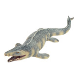 Boneco De Dinossauro Mosasaurus Animal Realista 45cm