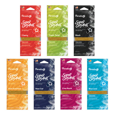 Paquete Aromatizante De 10 Pzas Super Organic - Paradise Air Fragancia Mix | Envío gratis