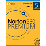 Antivirus Norton 360 Premium - 5 Dispositivos 2 Años