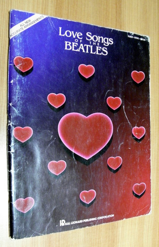 Love Songs Of The Beatles - Piano Vocal Guitarra