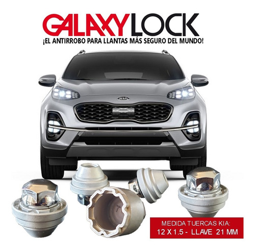 Locking Rims Galaxylock Kia Sportage 2020