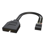 Cable Usb 3.0 A 20 Pines Macho A Usb 2.0 Hembra 9 Pines Pc 