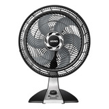 Ventilador De Mesa Arno Vf40 Turbo Preto Com 6 Pás Cor  Prata, 40 cm De Diâmetro 127 v