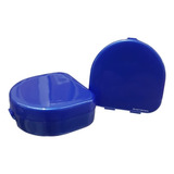 Porta Guarda Estuche Para Aparatos De Ortodoncia ( 1 Caja ) Color Azul Marino