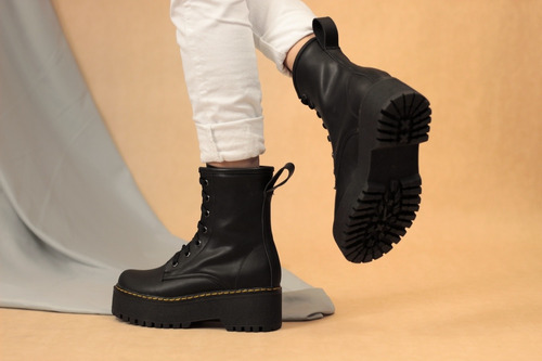 Botas Estilo Militar En Tendencia Super Cómodas