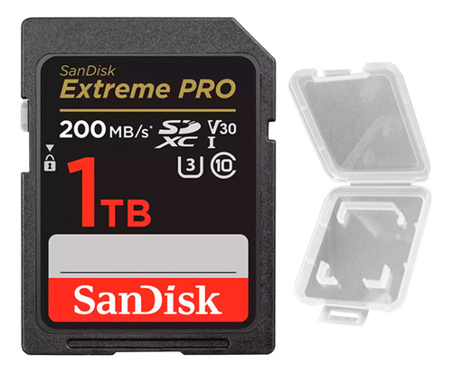 Sandisk Cartão De Memória 1tb Cartão Sd Extreme Pro + Case