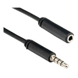 Cable Extensión Auriculares Con Micrófono 4 Polos  3 Líneas