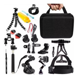 Kit 28 Accesorios Para Camara Gopro Deportiva Incluye Maleta