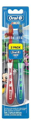 Cepillo De Dientes Infantil Oral-b Kids Mickey Mouse X2 U