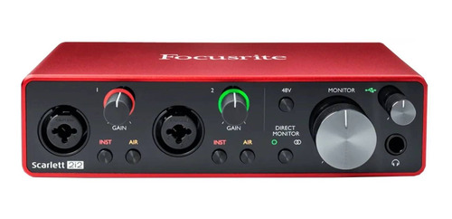 Interfaz Focusrite Scarlett 2i2 Studio 3ra Gen