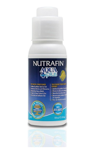 Nutrafin Aqua Plus 120ml Anticloro Para Acuarios Y Peces