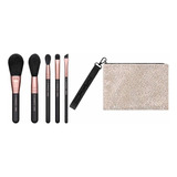 Set Mac Cosmetics  - 5 Brochas + Cosmetiquero