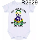 Roupa De Bebê Body Bolsonaro R2629